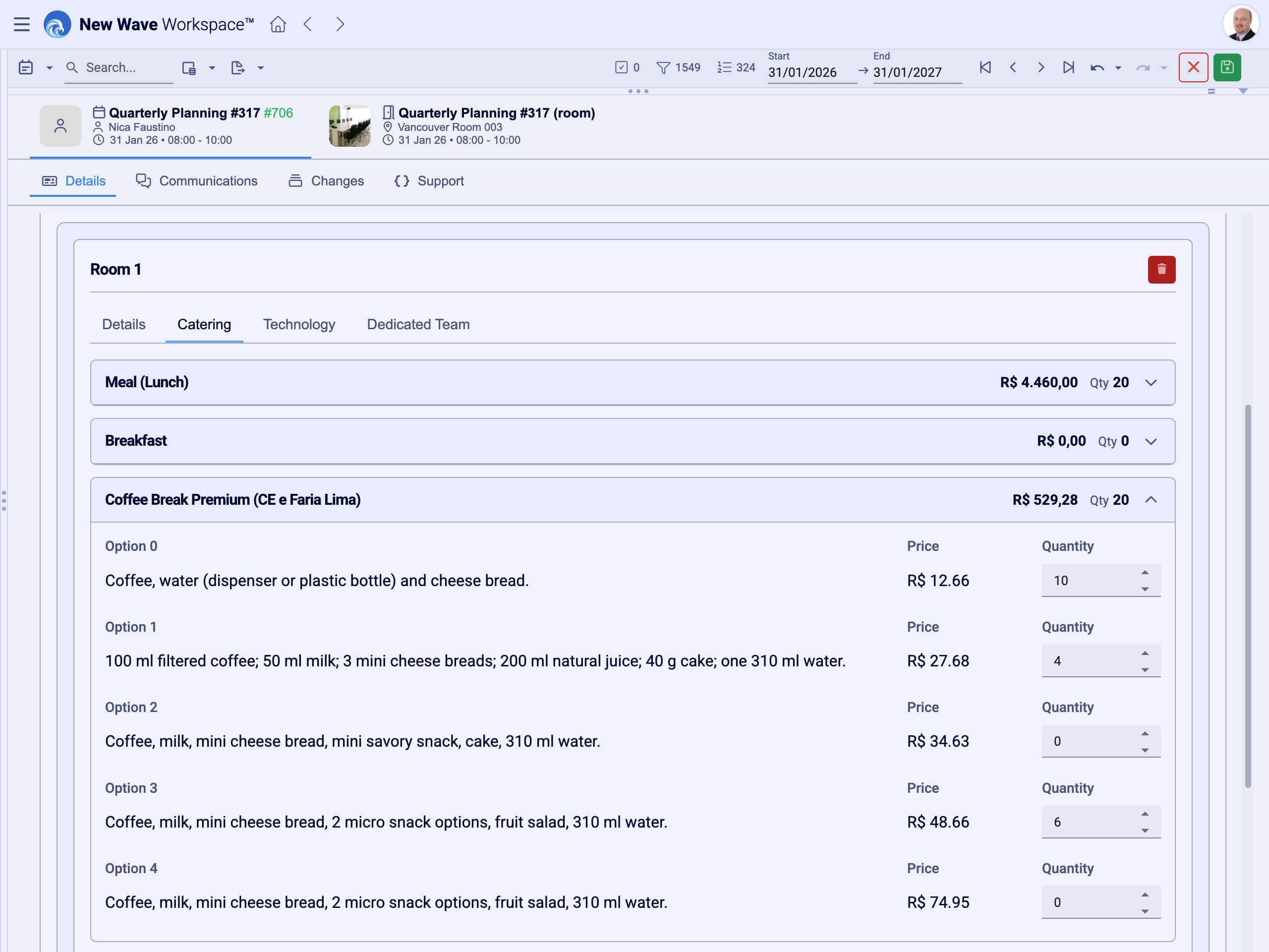 Service-Led Bookings (Beyond the Room)